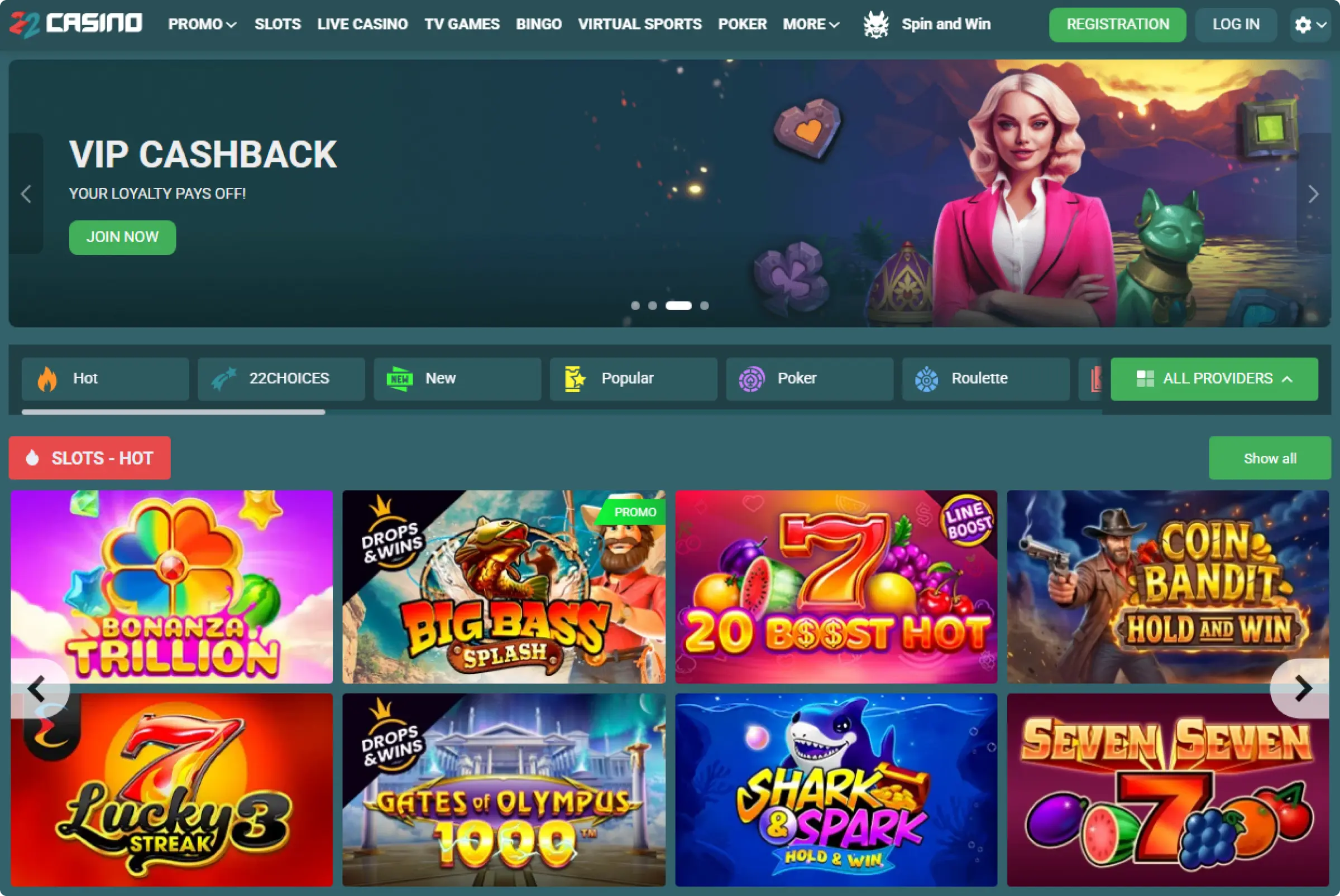 22Casino Gaming-Plattform 22Casino Gaming-Plattform